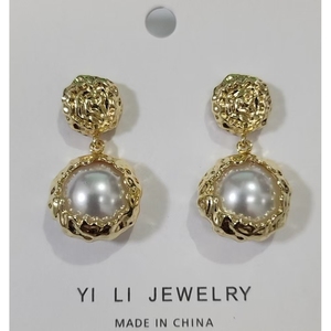 Ingrosso 2024 messicano nappa prugna oro alla moda orecchini per le donne alla moda accessori per feste alla rinfusa - Product Image 1