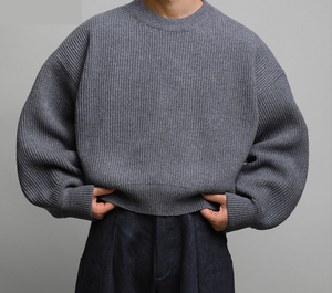 <span class=keywords><strong>Pull</strong></span> en <span class=keywords><strong>cachemire</strong></span> pour <span class=keywords><strong>homme</strong></span> de haute qualité, style Old Money, 100% <span class=keywords><strong>cachemire</strong></span>, tricoté, coupe ample - Product Image 2