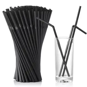Eco friendly Straws for Cocktail Party PLA Drinking Straws Disposable Plant Based Flexible Straws