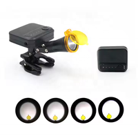 Lampe frontale dentaire sans fil 5W à luminosité réglable avec loupe binoculaire pour laboratoire dentaire et usage médical