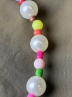 Collier élégant et tendance, imperméable, confortable, avec pendentif en forme de cœur orné de perles de cristal, réglable, pour chiens et chats