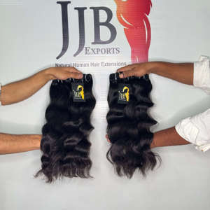 Extensiones de Cabello Rizado Ondulado Profundo, Cabello Humano Virgen de Templo Indio con Cutícula Alineada, Ondulado y Liso, Sin Procesar, de Proveedores de Cabello Humano - Product Image 2