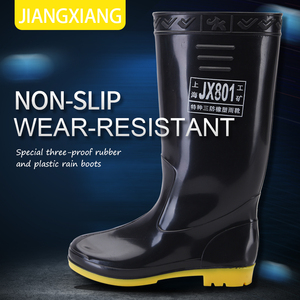 Chaussures de jardin imperméables unisexes Bottes de pluie pour femmes Chaussures de lavage de voiture pour hommes Chaussures de jardinage en caoutchouc pour hommes - Product Image 3