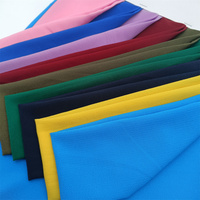 Crinkle Crepe Georgette Chiffon Organza Tissu 70gsm Doux Polyester tissu