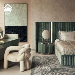 <span class=keywords><strong>Lit</strong></span> double de luxe à grand <span class=keywords><strong>écran</strong></span> et grand dossier <span class=keywords><strong>intégré</strong></span> pour villa, nouveau design italien - Product Image 2