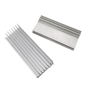 Dissipateur thermique plat en aluminium extrudé anodisé, profilé en aluminium, personnalisé