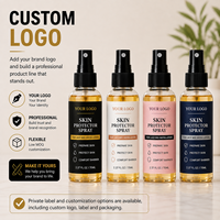Spray de protection cutanée en gros, plusieurs tailles, étiquette personnalisée, logo et emballage sur mesure pour l'installation de perruques en dentelle