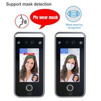 Dispositivo de Control de Asistencia Biométrico con Reconocimiento Facial y de Venas de la Palma de la Mano, Basado en la Nube, 4G WiFi, con SDK/API para Escuelas