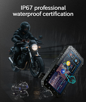 Dispositivo de Grabación Dual de 6 Pulgadas y 1080P para Motocicletas, CarPlay, Android Auto y Apple CarPlay, con Control por Voz y Operación Táctil