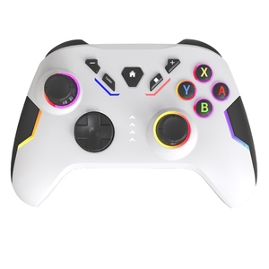 เกมแพดไร้สายพร้อมไฟ RGB ตัวควบคุมเกมแบบตั้งโปรแกรมได้ 6 แกน สำหรับโทรศัพท์ พีซี สวิตช์ จอยสติ๊กสำหรับสวิตช์ - Product Image 5