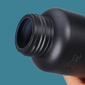 Bottiglia in Plastica Fluorurata Nera Rinforzata Anti-UV per Stoccaggio di Pesticidi Liquidi Agricoli - Product Image 3