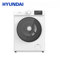HYUNDAI 8kg Front Loader Washing Machine with Direct Drive Motor 1400rpm Fully Automatic Clothes Washer 16 Programs for Home