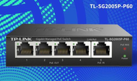 Commutateur Gigabit complet TP-LINK TL-SG2105 1000 Mbps 1 SFP 4 ports RJ45 Prise en charge VLAN Gestion cloud