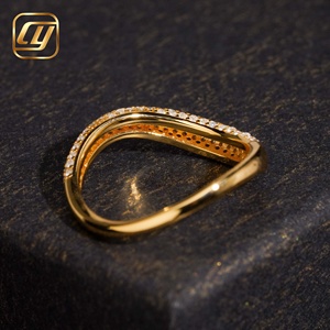 Anillo Clásico de Diamante Cultivado en Laboratorio con Certificación IGI, Plata de Ley Chapada en Oro, Corte Brillante, Anillo de Lujo para Mujer, Aniversario - Product Image 4