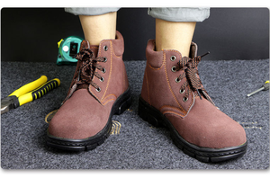 <span class=keywords><strong>Scarpe</strong></span> di sicurezza all'ingrosso del lavoratore pesante con la punta d'acciaio traspirante <span class=keywords><strong>e</strong></span> la protezione speciale del piede del piatto d'acciaio - Product Image 4