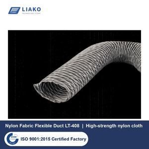 Manguera Flexible de Nailon LT-408 Resistente a Ácidos para Recolección de Polvo, con Alambre de Acero, de -30 a 80°C, DI 40-508mm, Ventilación - Product Image 1