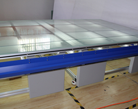 Laminateur pneumatique chaud et froid LF2240-B4 60C, applicateur à plat grand format 2,2x4,0m pour film et plastique