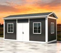 Maisons préfabriquées modulaires à toit triangulaire pour villas, appartements, résidences, immeubles de bureaux, hôtels, conteneurs d'hébergement