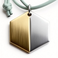 Collier pour chat et chien moderne, minimaliste, élégant, réglable, plaqué argent, imperméable et confortable