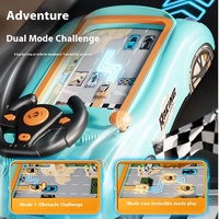 Voiture de course dynamique en plastique BJQ, jouet de simulation pour enfants, voiture à obstacles pour garçons et filles de 8 à 13 ans, aventure de dessin animé