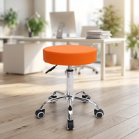 Chaise de bureau moderne réglable en hauteur avec roulettes, tabouret pivotant confortable pour salle à manger et bureau
