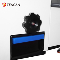 Concasseur à mâchoires électrique de laboratoire avec décharge réglable 1-8 mm, contrôle par écran tactile, capacité de 50 kg/h pour la préparation d'échantillons