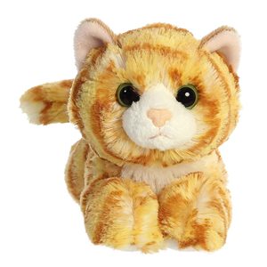 Jouet en coton à motif personnalisé de simulation de fourrure, modèle de chat Miaow Mew, faux chaton avec doublure en maille - Product Image 2