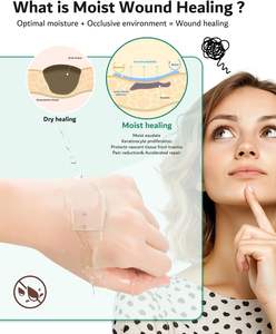 Rollo de Hidrocoloide YOJO para el Cuidado de Heridas - Parches de Hidrocoloide de Grado Médico Extra Grandes, Cortables a Medida, Flexibles e Impermeables - Product Image 6