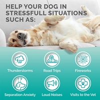 Aide à l'anxiété, au stress, à la douleur, à l'inflammation, à l'arthrite, gouttes de Caml à puissance maximale pour chiens et chats