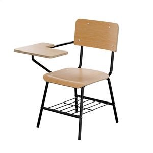 Lin Ying Student Chair With Writing Board Modern Minimalist Style School Desk Chair Integrated <b>Table</b> And Seat For Classroom Use - Product Image 4
