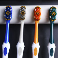 Brosse à dents pour adultes de haute qualité pour éliminer les taches dentaires avec des poils extra doux, soins bucco-dentaires, brosse à dents