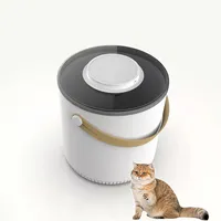כלב וחתול מזון 13L קיבולת אטום פלסטיק לחיות מחמד חכם מזון אחסון דלי