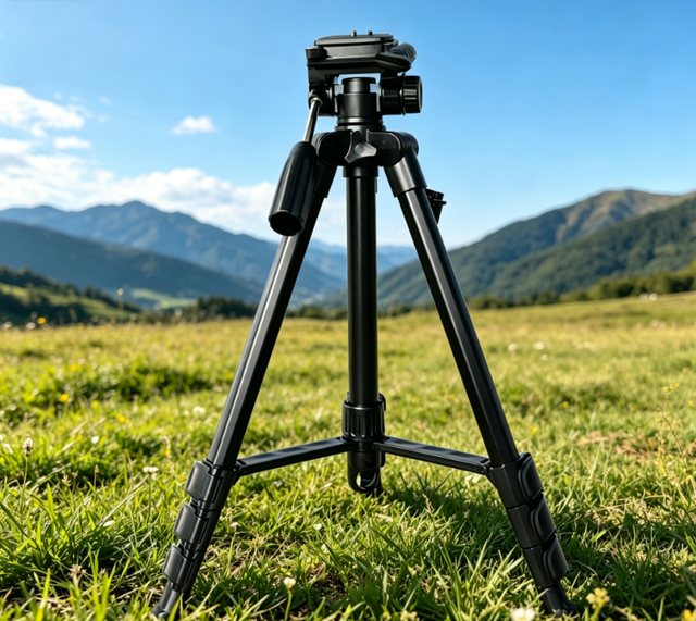 Sturdy Aluminum Support Tripod Stable Performance for Studio and Outdoor