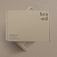 Boîtes cadeaux en papier Kraft à impression de Logo de marque, pour l'emballage de chaussettes