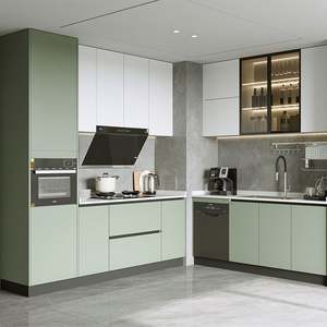 Muebles de Cocina Modulares de Lujo Personalizados de Madera de Melamina Sanpotova - Product Image 2