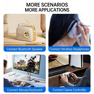 Adaptateur sans fil DBS pour casque, compatible avec les systèmes audio 5.3 et 3.5 mm, pour utilisation en vol - Product Image 3