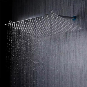 20 pouces carré en acier inoxydable haute pression pluie Design moderne montage mural poli robinet de salle de bain accessoire - Product Image 4