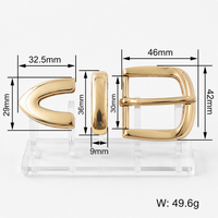 Boucles de ceinture pour hommes d'affaires, logo gravé sur mesure, alliage de zinc, métal résistant à la rouille, anti-rayures, pour ceinture en cuir
