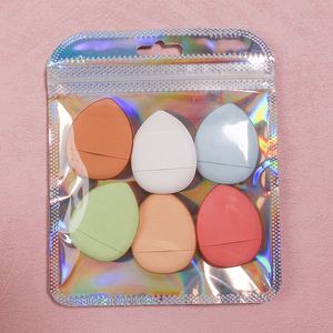 Mini houppette à doigt Gouttes d'eau, éponge super douce pour correcteur, fixation du maquillage, double usage sec et humide - Product Image 4