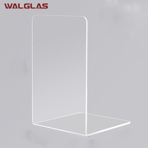 Porte-livres carrés en acrylique transparent minimaliste moderne, multi-pièces, en plastique vertical, pour le bureau, la <span class=keywords><strong>chambre</strong></span> à coucher, décoration, idée cadeau d'anniversaire - Product Image 2