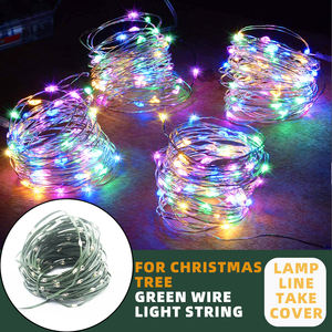 ไฟแอลอีดีสีทองแดงรูปนางฟ้าขนาดเล็กมีไฟกระพริบตกแต่งงานแต่งงานงานปาร์ตี้พร้อมไฟสายแบตเตอรี่ - Product Image 3