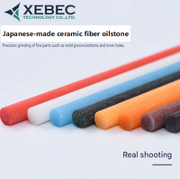 Piedra de Fibra Cerámica Xebec Original de Japón para Pulido de Moldes de Precisión, Herramienta Abrasiva para Desbarbado, Grano de Alta Calidad