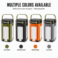 Lanterne de camping LED pliable et étanche, rechargeable à l'énergie solaire, portable, pour l'extérieur et les situations d'urgence