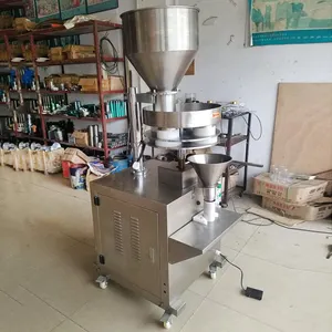 Llenado de dosificador de taza de gránulos semiautomático Máquina de llenado de arroz de envasado de pellets de alimentos cuantitativos pequeños