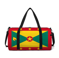 Sac de sport Grenade avec drapeau national, sac de voyage personnalisé pour femme et homme, sac de sport et de voyage