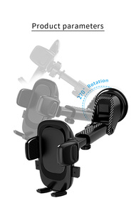 Suporte telescópico de celular, acessórios para celular, suporte de ventosa, para carro - Product Image 3