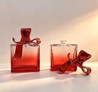 Flacon de recharge de parfum arabe du Moyen-Orient 30 ml, transparent, haut de gamme, rectangulaire, en verre sérigraphié, pour l'exportation