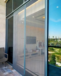 Bricolage personnalisé construction robuste simple/<span class=keywords><strong>double</strong></span> <span class=keywords><strong>porte</strong></span> plisse moustiquaire pliante moustiquaire <span class=keywords><strong>porte</strong></span> - Product Image 3