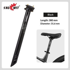 SAGMIT BE523 <span class=keywords><strong>Tige</strong></span> <span class=keywords><strong>de</strong></span> <span class=keywords><strong>Selle</strong></span> en Alliage d'Aluminium pour Vélos <span class=keywords><strong>de</strong></span> Route, Diamètre 316mm, Fixation à Double Vis, Longueur 380mm, Chine - Product Image 5