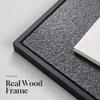 Art mural géométrique abstrait moderne minimaliste bleu et blanc texturé en 3D, ensemble de 3 pièces, 24x36 pouces, impression sur base en grès